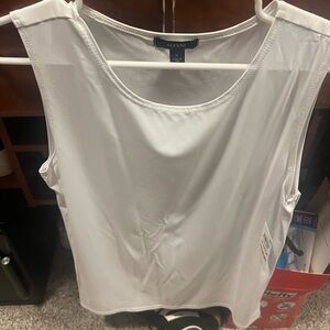 White dress top size xlarge NWT